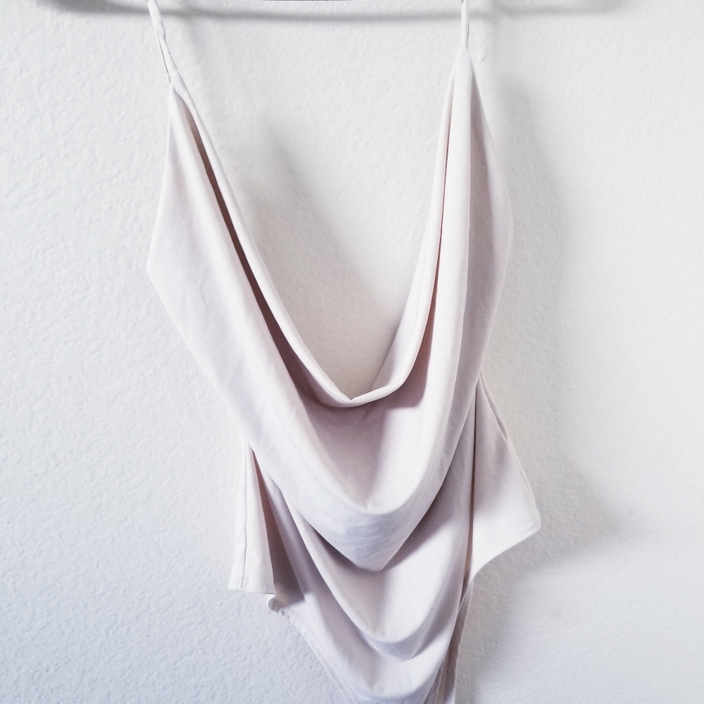 Backless leotard top